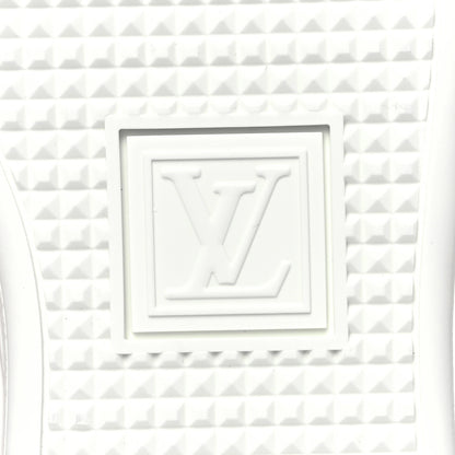 Louis Vuitton Calfskin Reverse Monogram Kabuki Low Top Sneakers 37 White 6 of 8