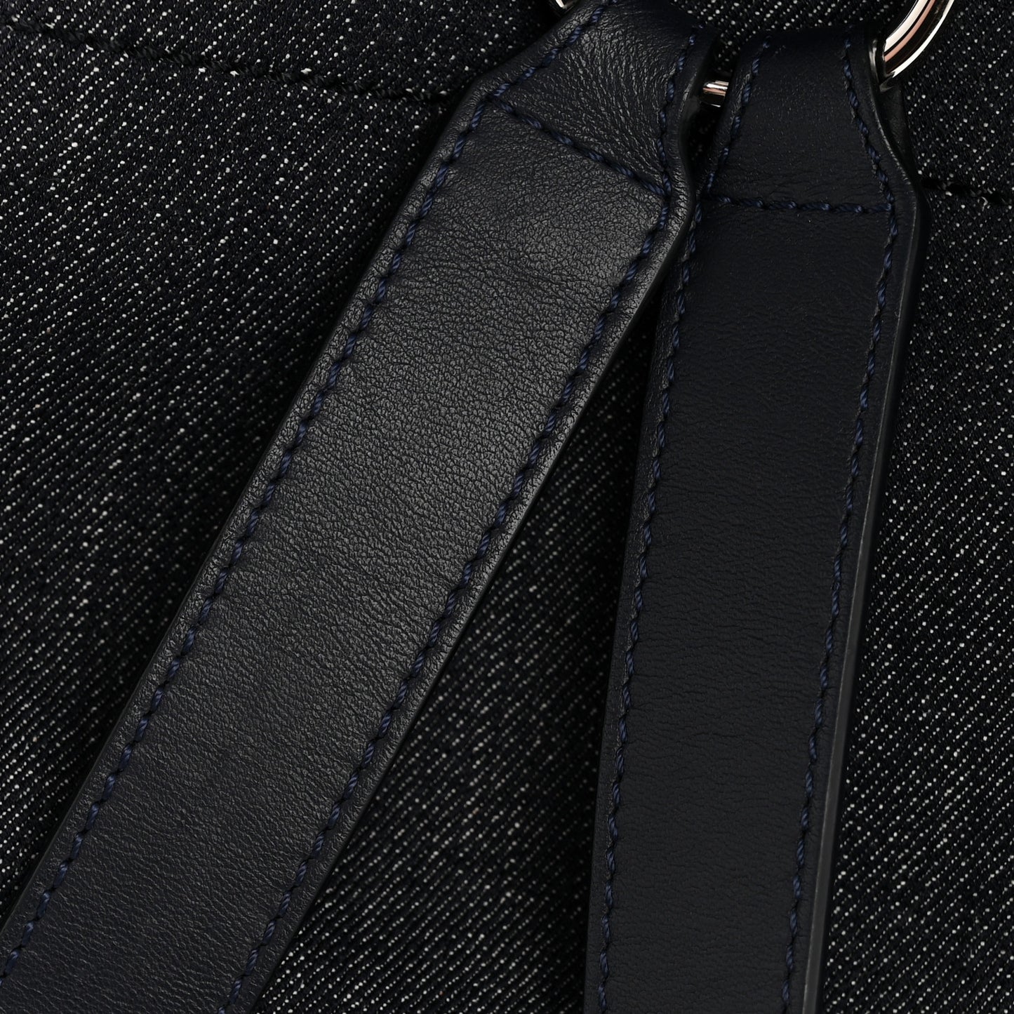 Canvas Large Deauville Backpack Denim Blue