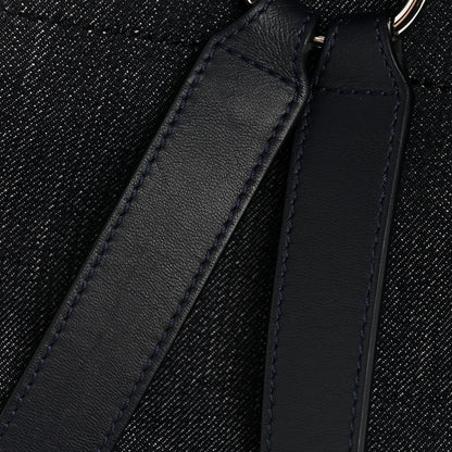 Chanel Canvas Large Deauville Backpack Denim Blue 12 of 15