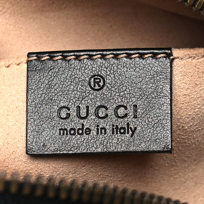 Gucci Calfskin Matelasse Small GG Marmont Chain Shoulder Bag Black 6 of 9