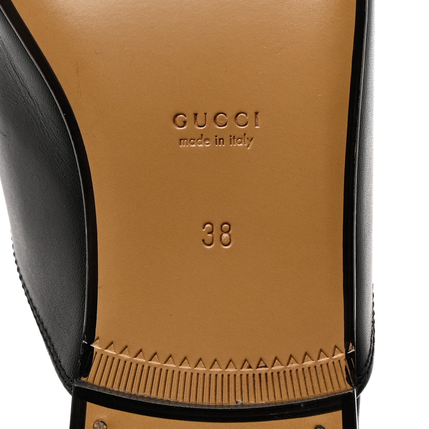 Calfskin Princetown Slippers 38 Black