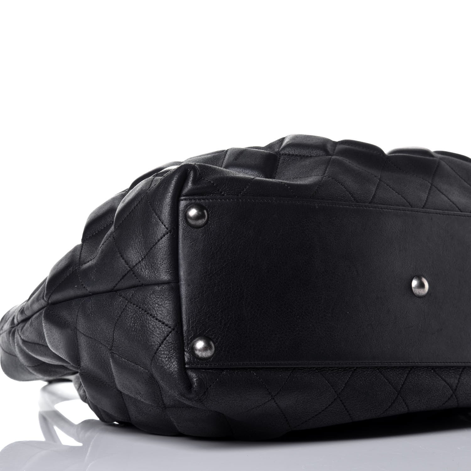 Chanel Calfskin Sloane Square Tote Black 8 of 9