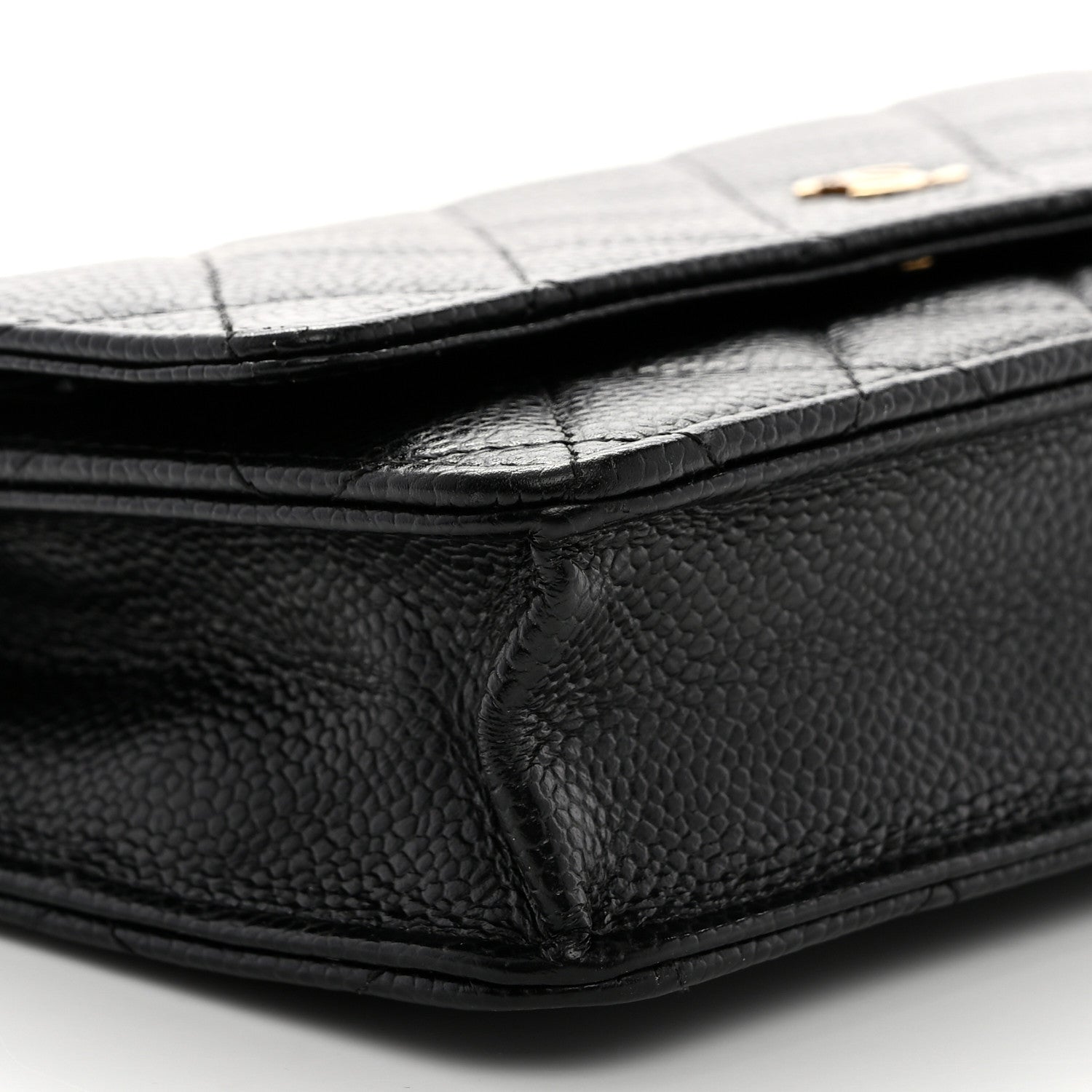 Chanel Caviar Quilted Wallet on Chain WOC Black 9 of 10