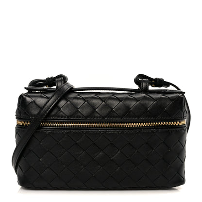Bottega Veneta Calfskin Intrecciato Bang Bang Vanity Case Black Black 1 of 10