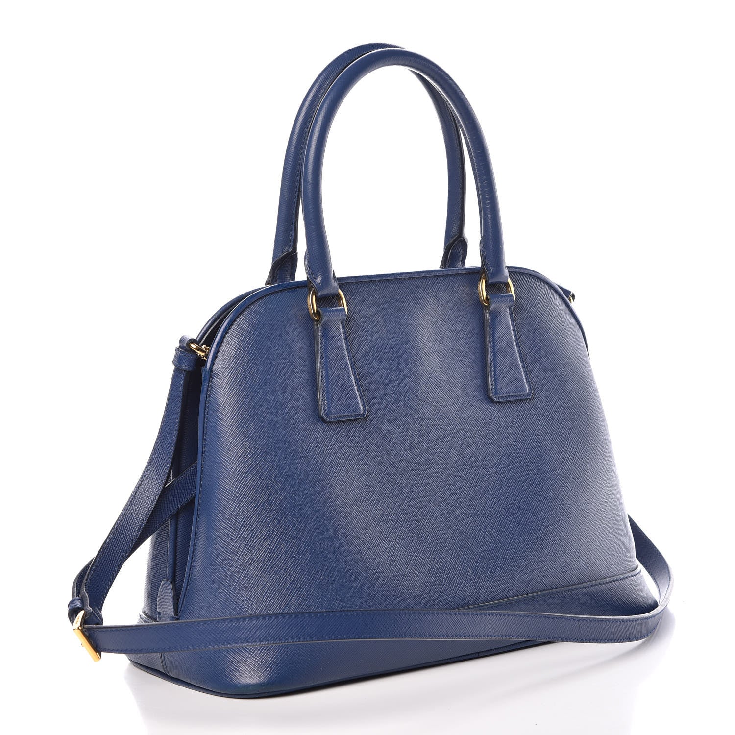 Prada Saffiano Lux Medium Open Promenade Tote Bluette 4 of 19