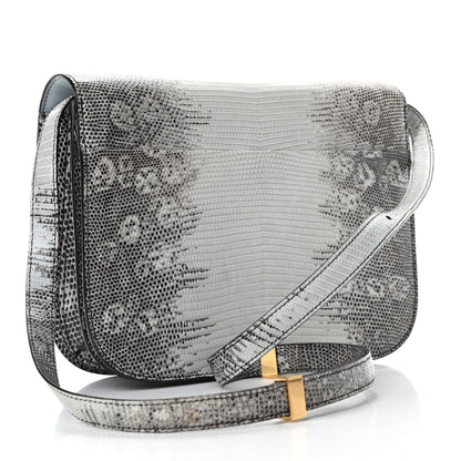 Celine Lizard Medium Classic Box Flap Bag Mineral 2 of 5