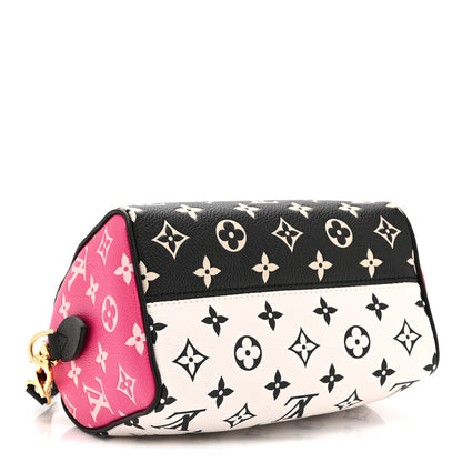 Louis Vuitton Empreinte Monogram Spring in the City Speedy Bandouliere 20 Black White Pink 4 of 10