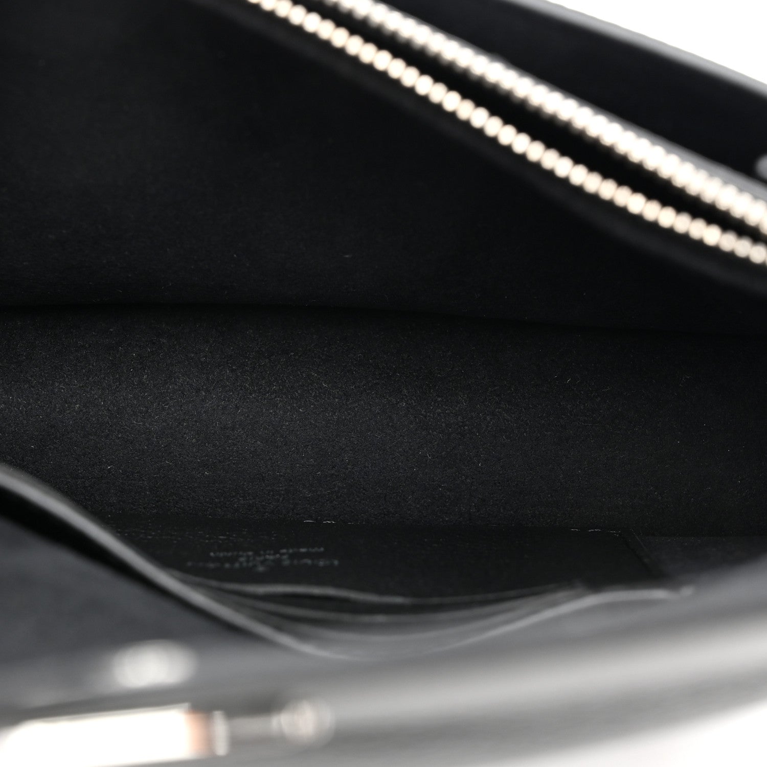 Louis Vuitton Soft Calfskin My Lockme Chain Pochette Black 5 of 9
