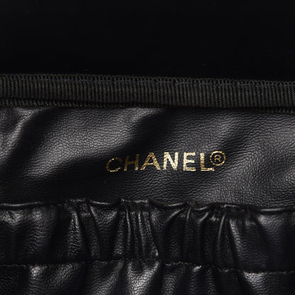 Chanel Lambskin Vanity Cosmetic Case Black 6 of 13