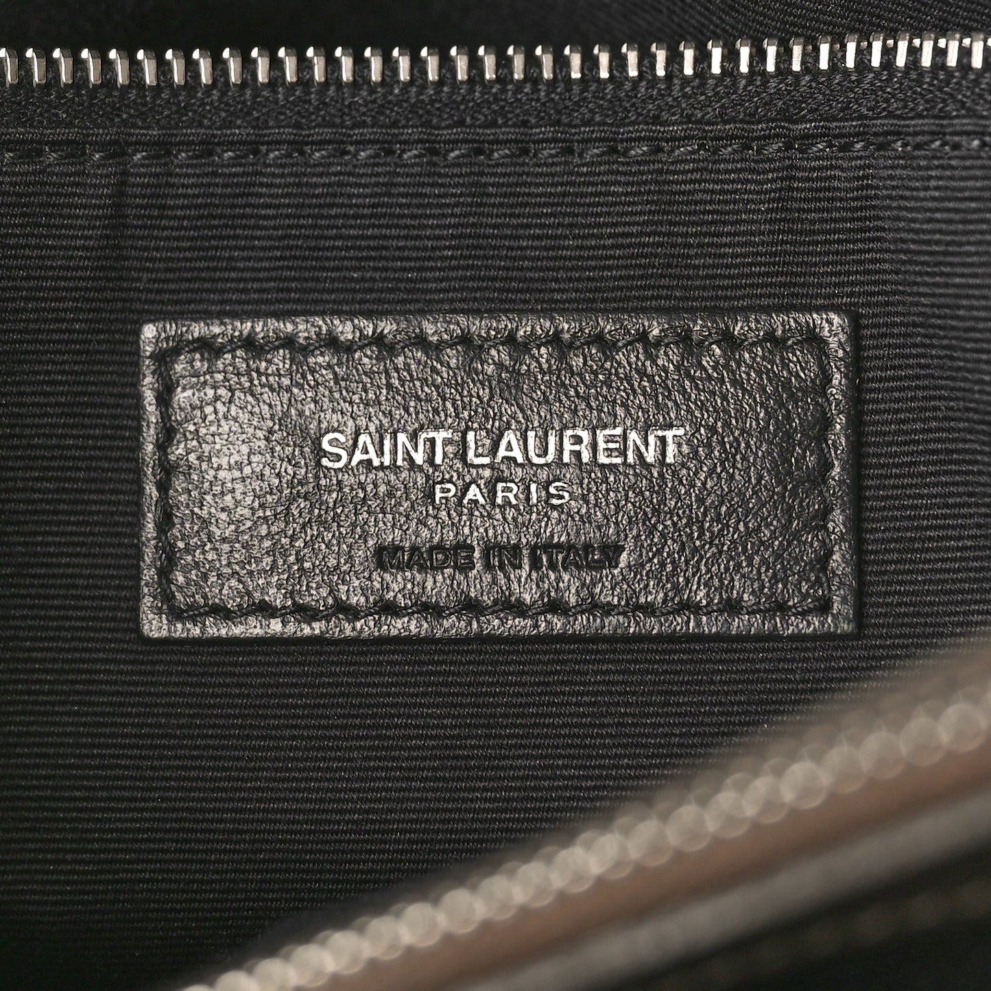Calfskin Y Quilted Monogram Medium Loulou Chain Satchel Khaki Fonce