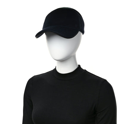 Hermes Cashmere Jump Cap 57 Marine Black 2 of 9
