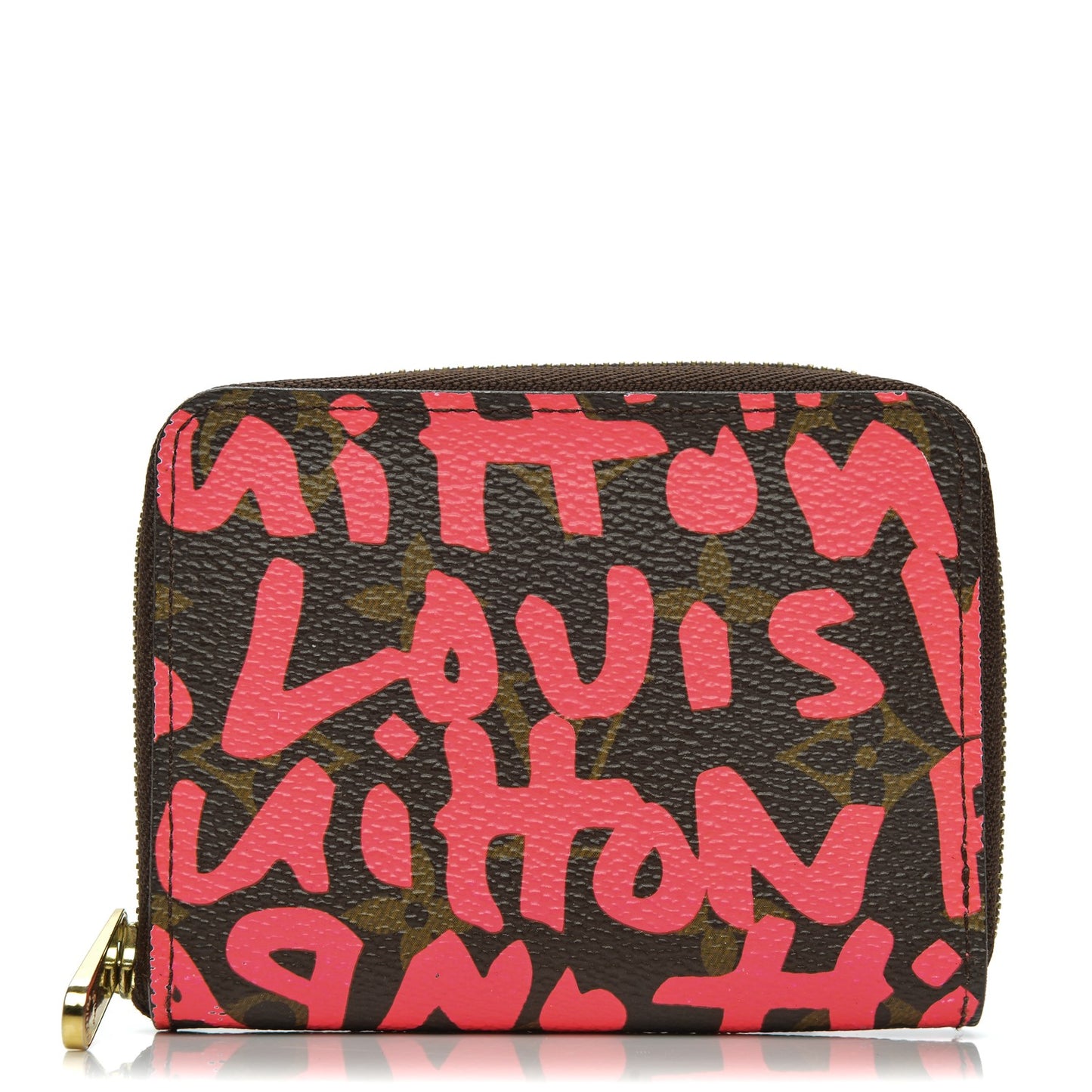 Monogram Graffiti Zippy Coin Purse Fuchsia