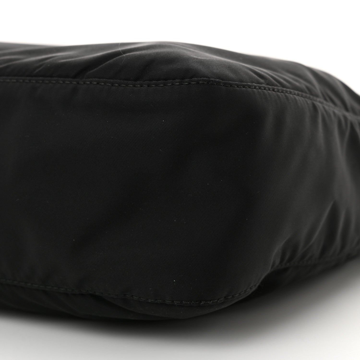 Prada Re-Nylon Vela Saffiano Pocket Double Zip Messenger Bag Black 10 of 10