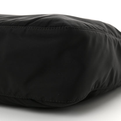 Prada Re-Nylon Vela Saffiano Pocket Double Zip Messenger Bag Black 10 of 10