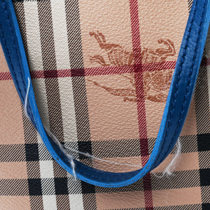 Burberry Haymarket Check Small Canterbury Tote Blue 11 of 11