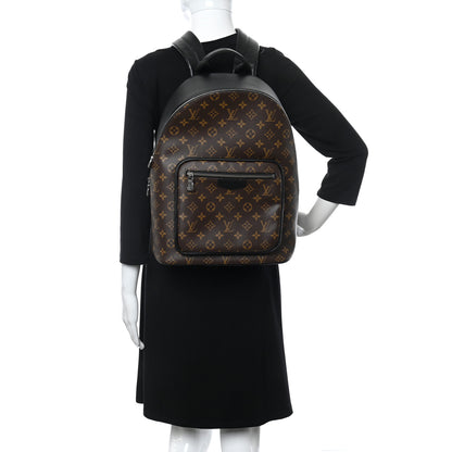 Louis Vuitton Monogram Macassar Josh NM Backpack 2 of 11