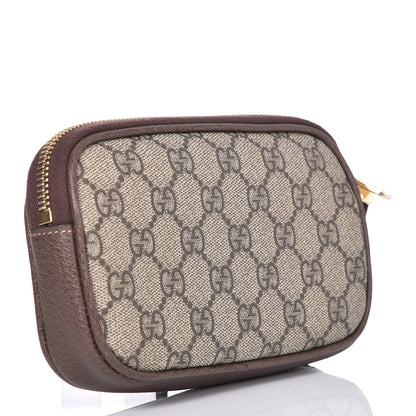 Gucci GG Supreme Monogram Ophidia Phone Case Wristlet Brown 3 of 12