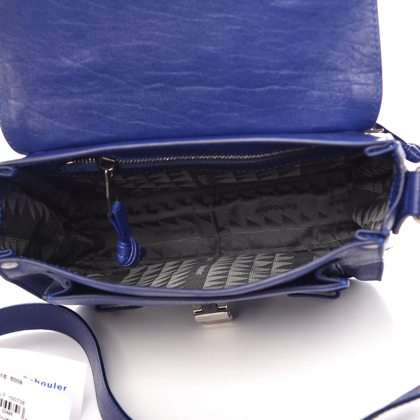 Lambskin PS1 Mini Pouch Messenger Cobalt Blue