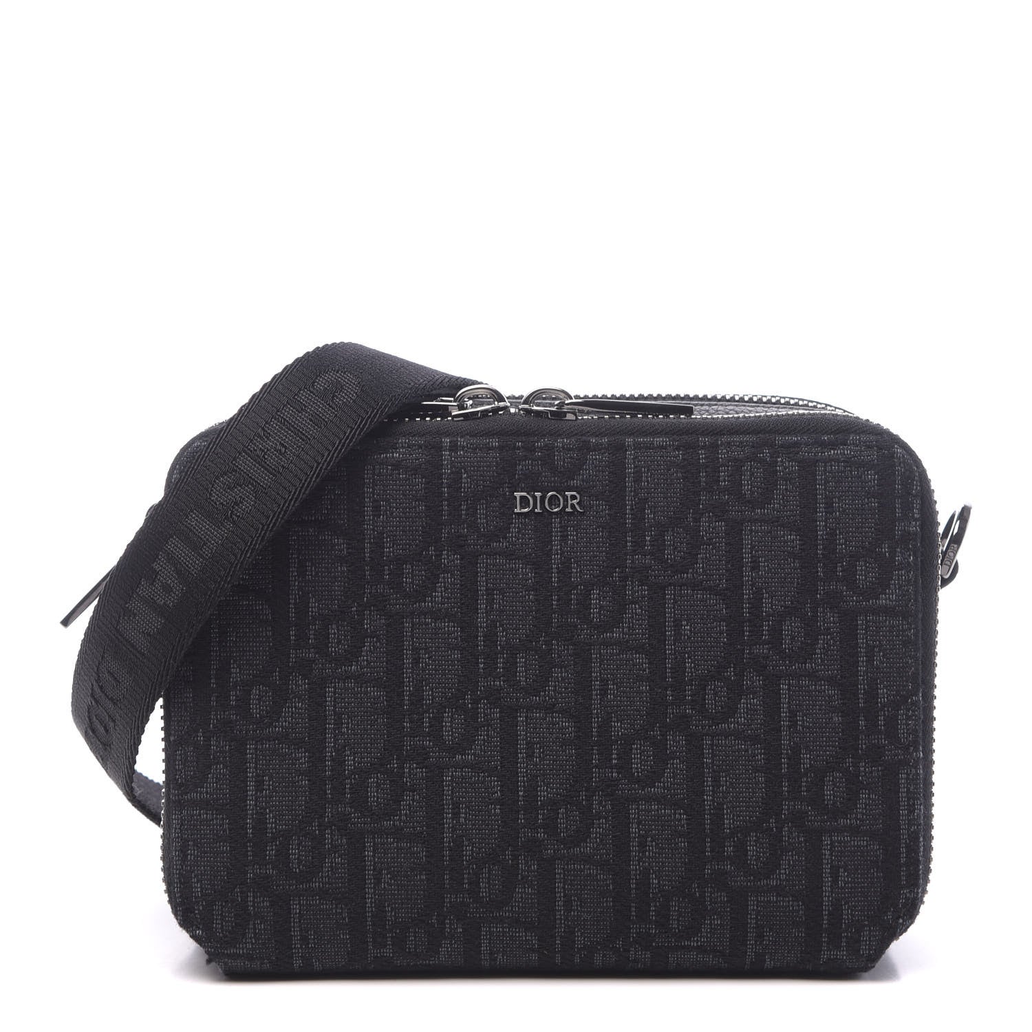 Christian Dior Oblique Pouch Black 1 of 12