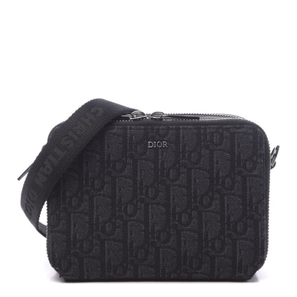 Christian Dior Oblique Pouch Black 1 of 12
