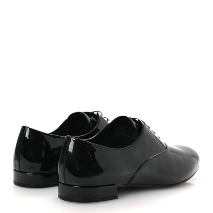 Prada Patent Oxfords 35 Black 5 of 11