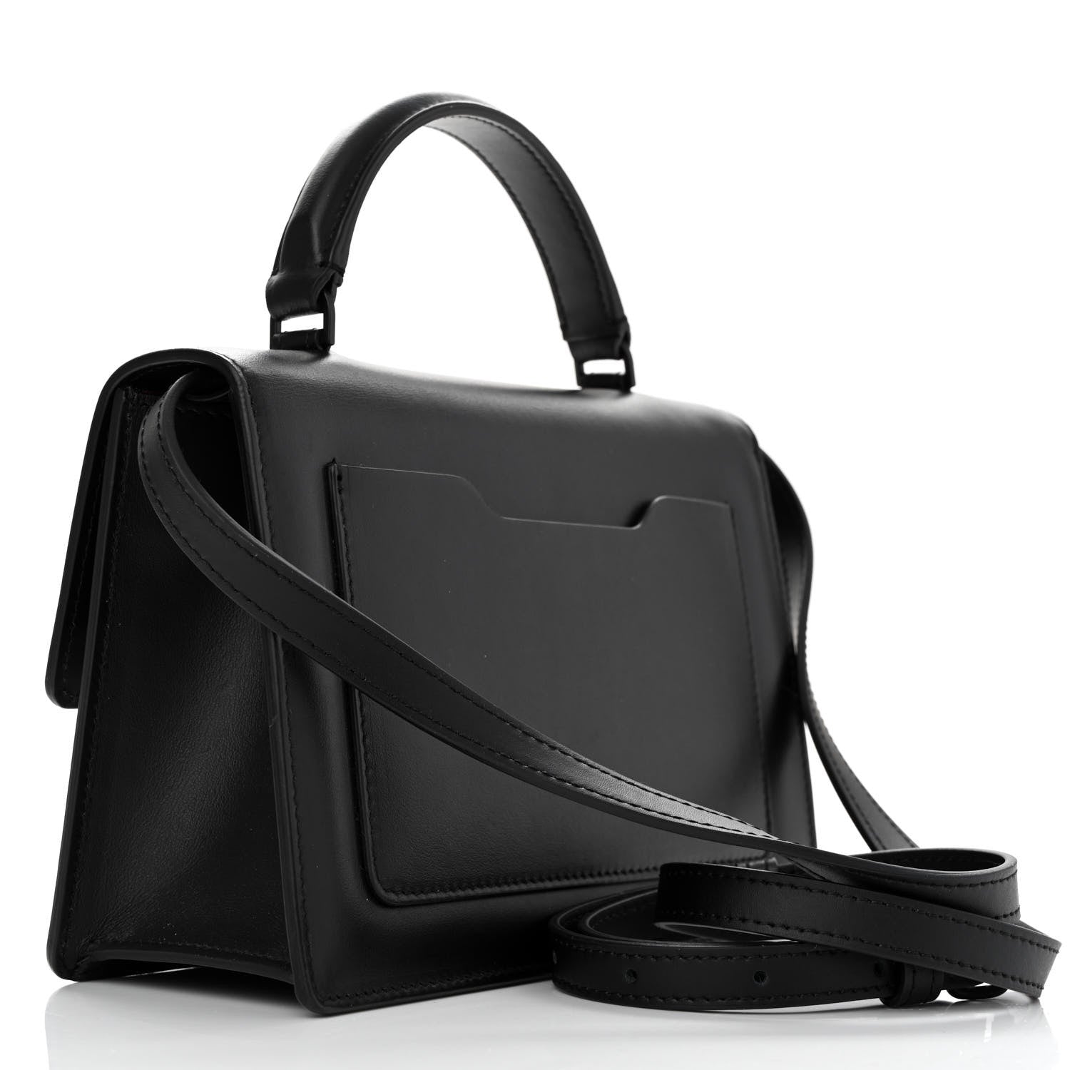 Off-White Calfskin Jitney 1.4 Shoulder Bag Black 3 of 13