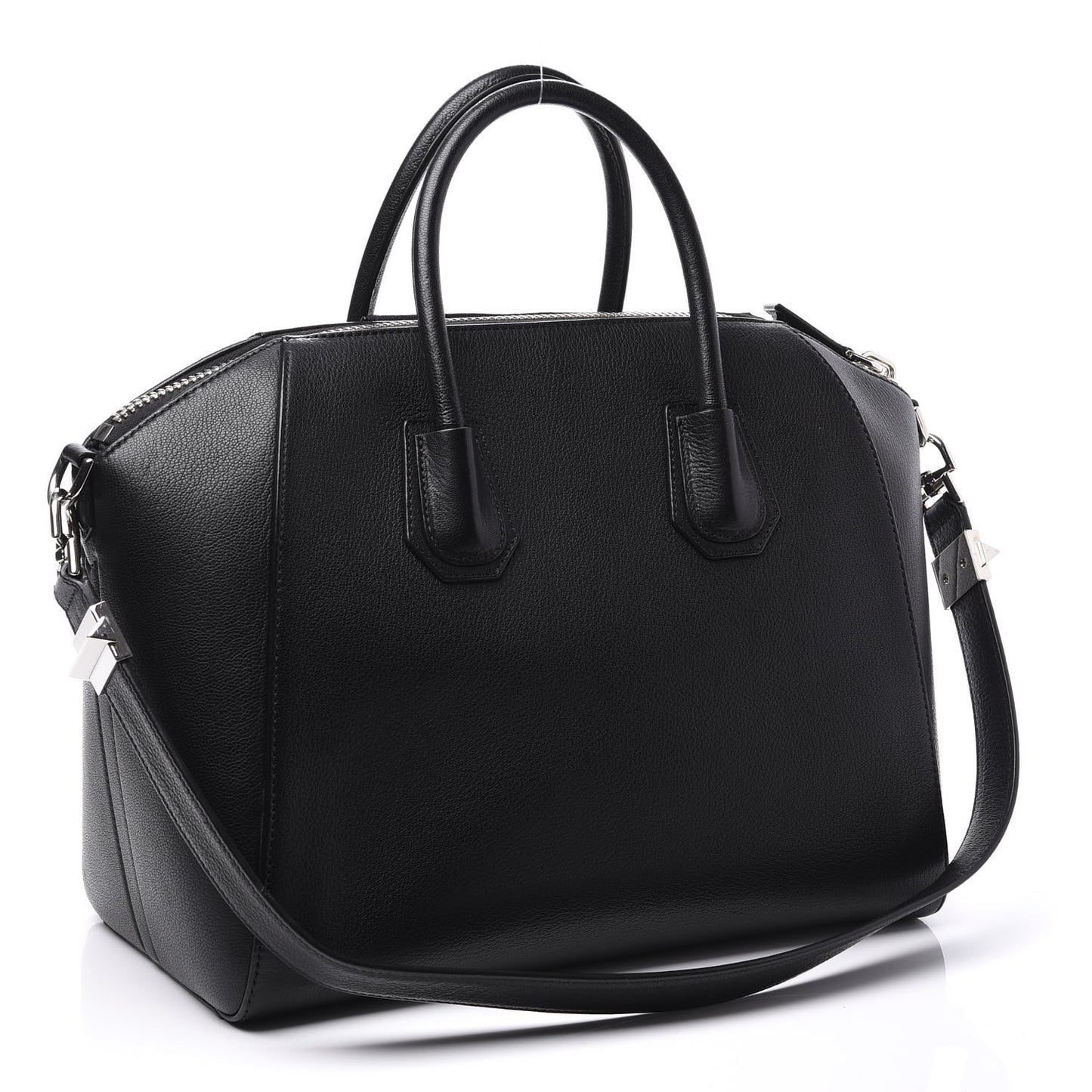 Sugar Goatskin Medium Antigona Black