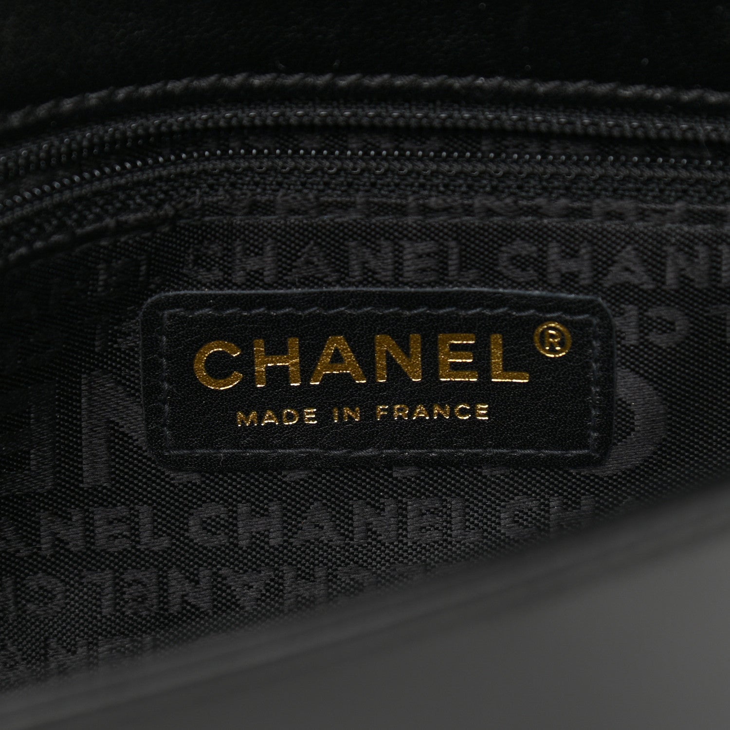 Chanel Lambskin Quilted CC Chocolate Bar Flap Black 6 of 15