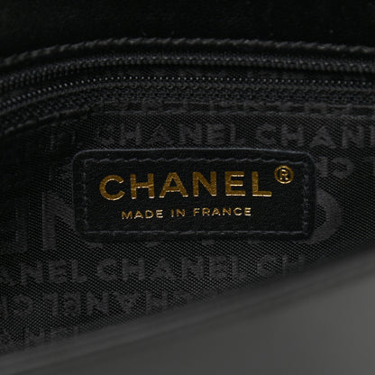 Chanel Lambskin Quilted CC Chocolate Bar Flap Black 6 of 15