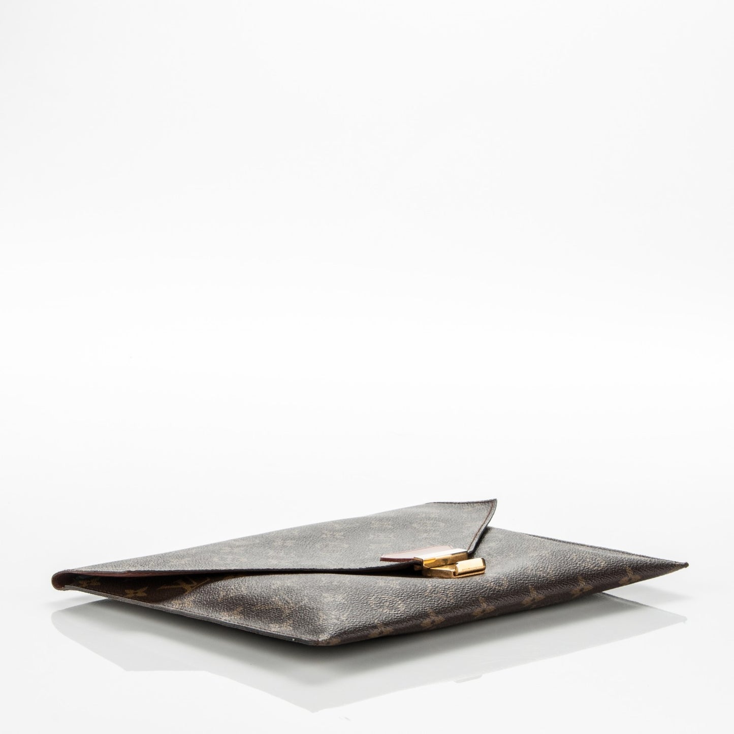 Monogram Poche Plate Envelope Clutch MM