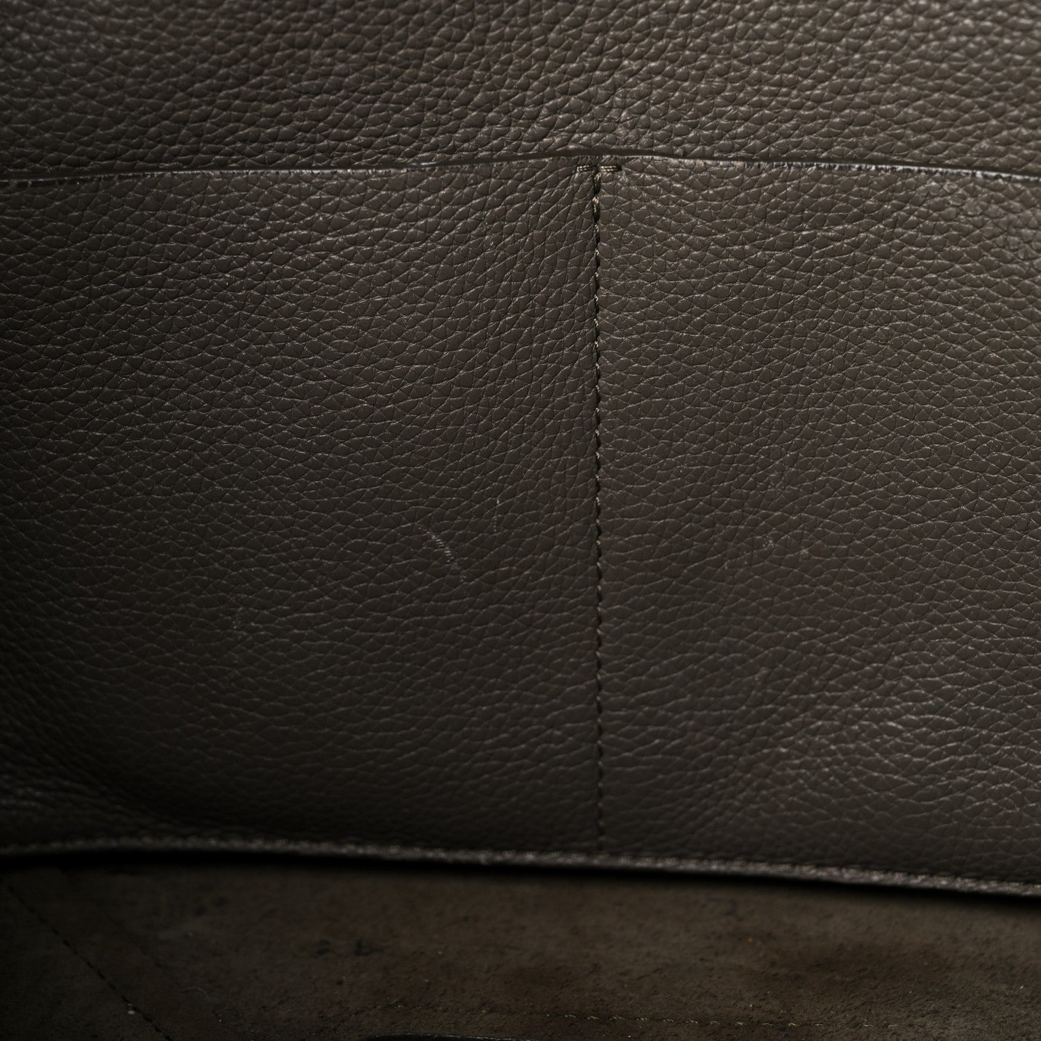 Celine Soft Grained Calfskin Small Belt Cabas Phantom Taupe 13 of 27