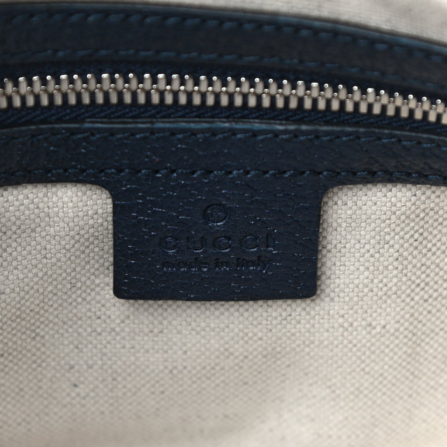 Monogram Multicolor Textured Calfskin Retro Interlocking G Belt Bag Light Blue