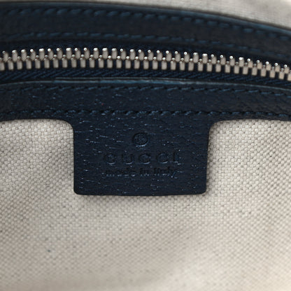 Gucci Monogram Multicolor Textured Calfskin Retro Interlocking G Belt Bag Light Blue 5 of 10