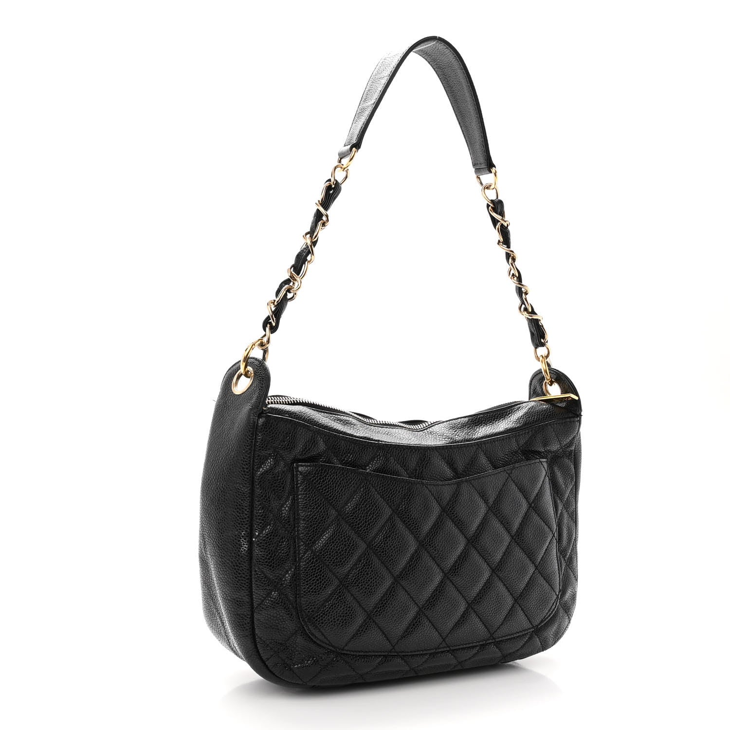 Chanel Caviar Quilted Timeless CC Shoulder Bag Black 3 of 15