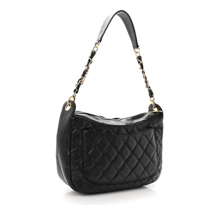 Chanel Caviar Quilted Timeless CC Shoulder Bag Black 3 of 15