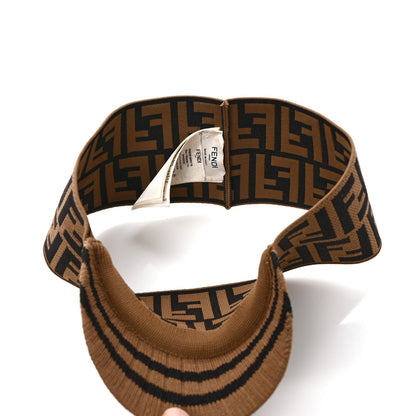 Fendi Nylon FF Stretch Visor Tobacco 7 of 8