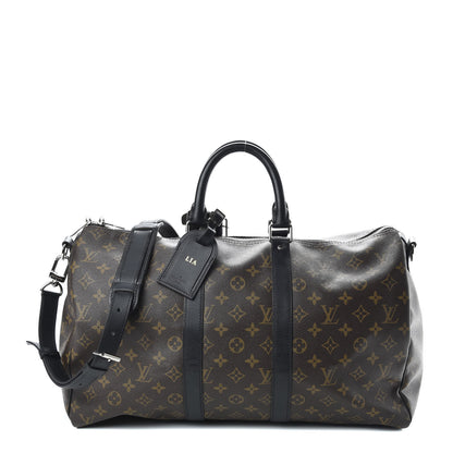 Louis Vuitton Monogram Macassar Keepall Bandouliere 45 1 of 11