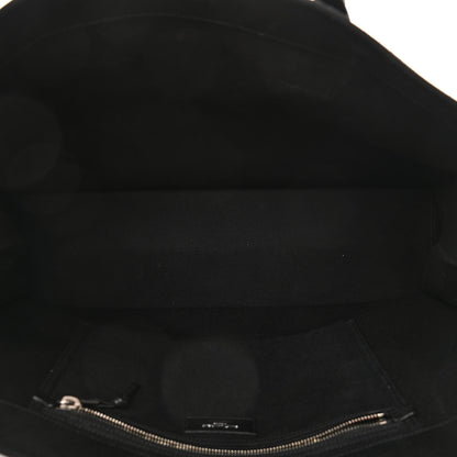Saint Laurent Linen Calfskin Rive Gauche Tote Black 6 of 13