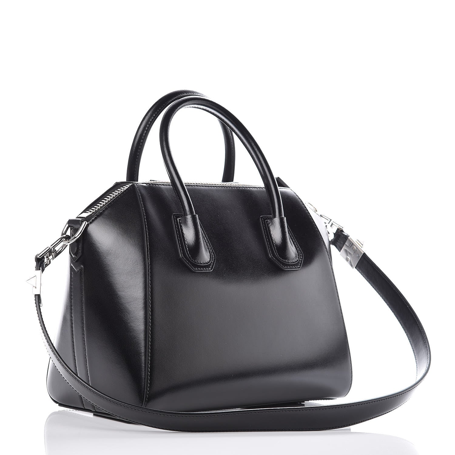 Givenchy Shiny Lord Calfskin Small Antigona Black 3 of 10