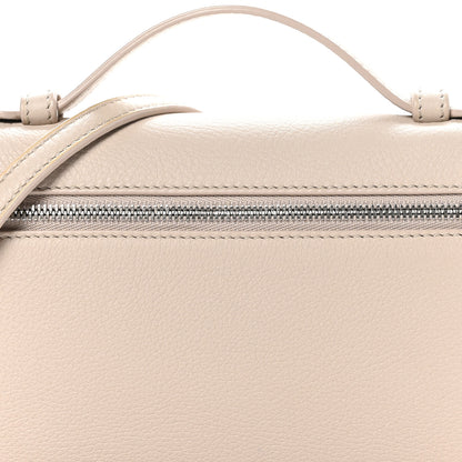 Loro Piana Grained Calfskin L19 Extra Pocket Pouch Light Travertine 7 of 10