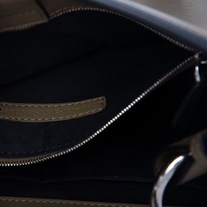 Fendi Vitello Century Velvet F is Fendi FF Embroidered Small Runaway Satchel Maya Black 10 of 10