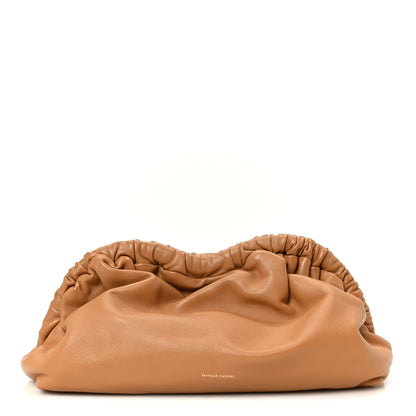 Mansur Gavriel Lambskin Cloud Clutch Caramel 1 of 9