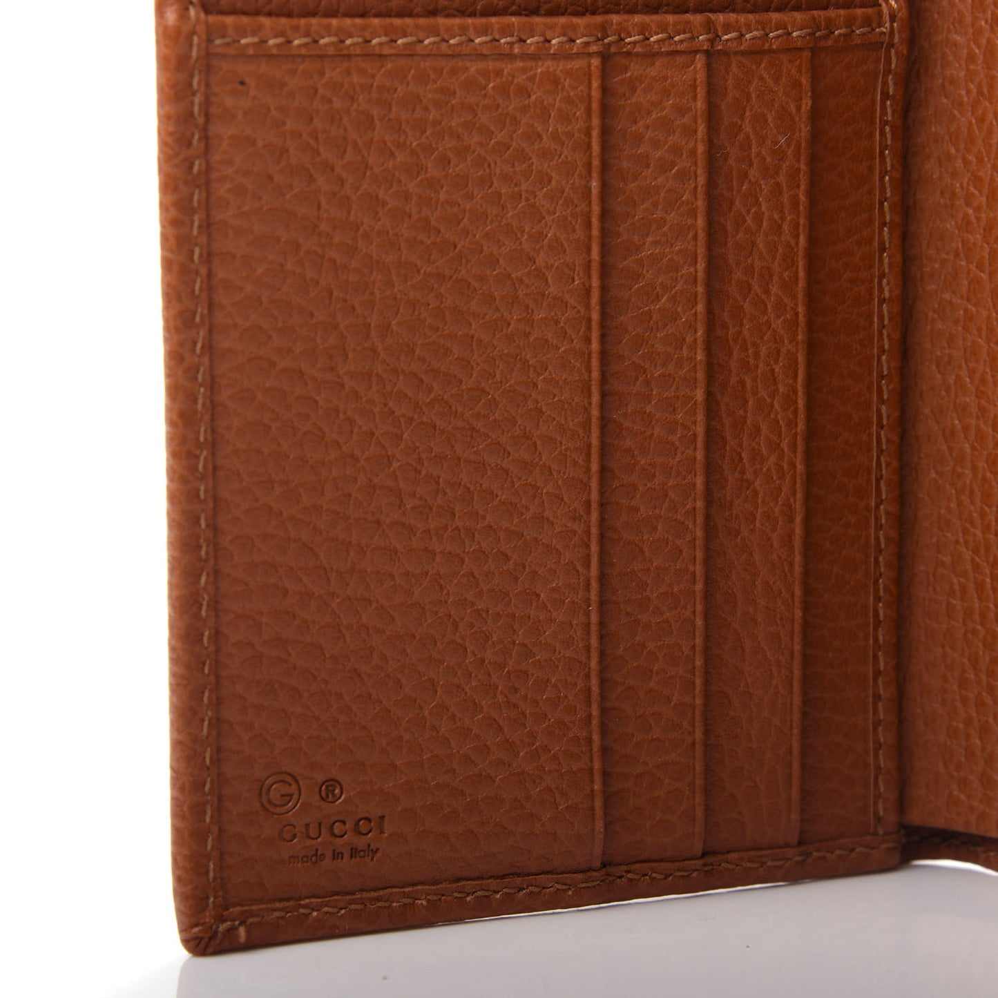 Deerskin Continental Flap Wallet Brown