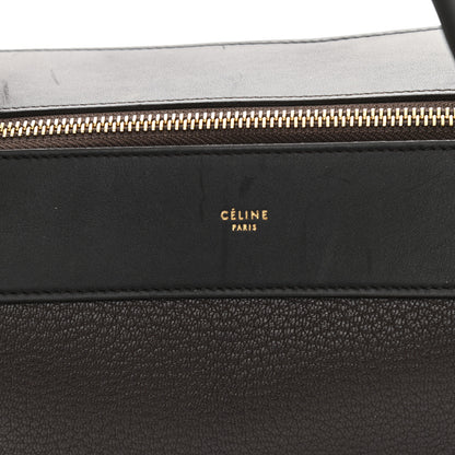 Celine Goatskin Smooth Calfskin Medium Ring Bag Dark Taupe 10 of 11