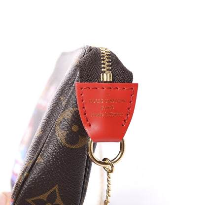 Louis Vuitton Monogram 2020 Christmas Animation Bumper Cars Mini Pochette Accessories Coquelicot 5 of 9
