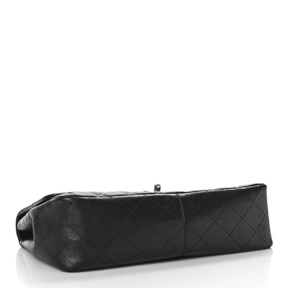 Chanel Lambskin Quilted Jumbo Single Flap Black 3 of 10
