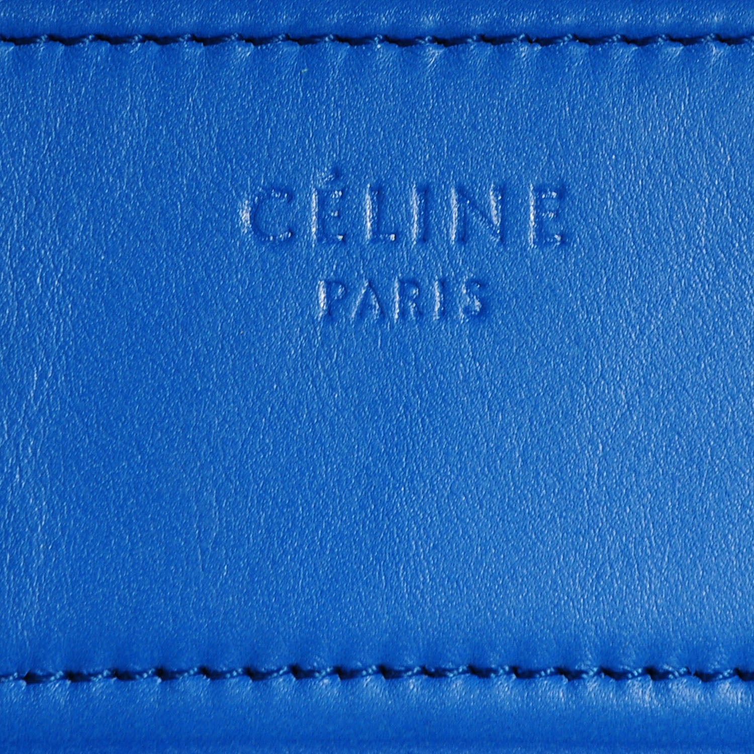 Celine Smooth Calfskin Medium Phantom Luggage Electric Blue 5 of 8
