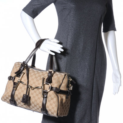 Gucci Monogram 85th Anniversary Medium Boston Brown 2 of 8