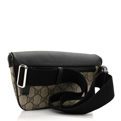 Gucci GG Supreme Monogram Belt Bag Black 3 of 10