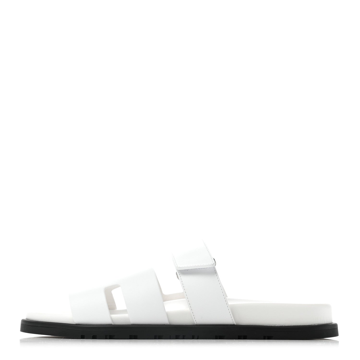 Hermes Calfskin Mens Chypre Sandals 43 White 1 of 6